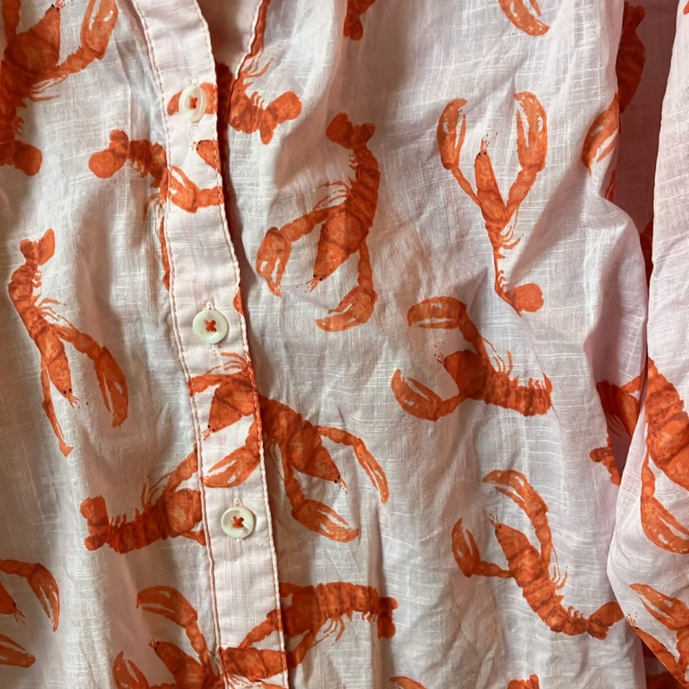 Maeve Anthropologie lobster shirt - Picture 3 of 3